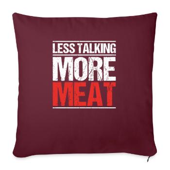 Carnivore Diät Carnivore Ernährung Carnivore Diet - Housse de coussin décorative 45 x 45 cm - bordeaux - Devant