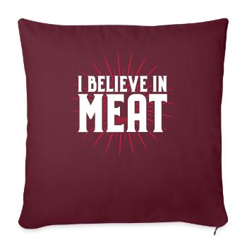 Carnivore Diät Carnivore Ernährung Carnivore Diet - Housse de coussin décorative 45 x 45 cm - bordeaux - Devant
