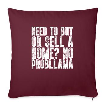 72241608540523805 avant - Housse de coussin décorative 45 x 45 cm - bordeaux - Devant