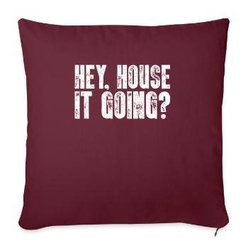 84341608401696823 avant - Housse de coussin décorative 45 x 45 cm - bordeaux - Devant