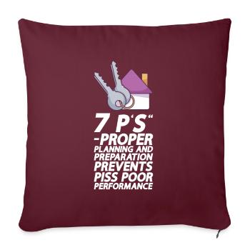 79291607974047901 avant - Housse de coussin décorative 45 x 45 cm - bordeaux - Devant