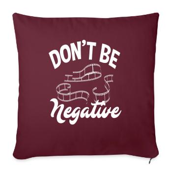 Drôle Photographie Photographe Photographe Cadeau - Housse de coussin décorative 45 x 45 cm - bordeaux - Devant