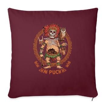 Ah Puch Ancien Maya Mort Dieu Unique Halloween - Housse de coussin décorative 45 x 45 cm - bordeaux - Devant