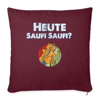 Bachelor Party Drinking Drinking Party Celebrations - Sofa pillowcase 17,3'' x 17,3'' (45 x 45 cm) - burgundy - Front