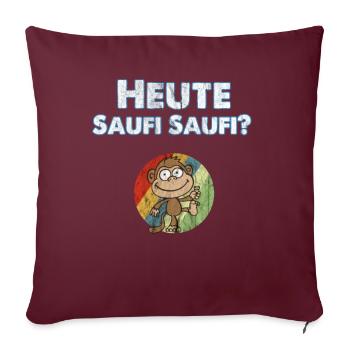 Bachelor Party Drinking Drinking Party Celebrations - Sofa pillowcase 17,3'' x 17,3'' (45 x 45 cm) - burgundy - Front