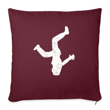 Breakdance breakdance breakdance - Housse de coussin décorative 45 x 45 cm - bordeaux - Devant