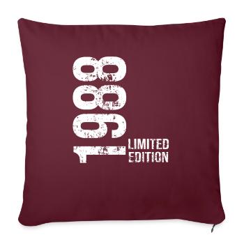Edition Limitée De 1988 - Housse de coussin décorative 45 x 45 cm - bordeaux - Devant