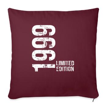Edition Limitée De 1999 - Housse de coussin décorative 45 x 45 cm - bordeaux - Devant