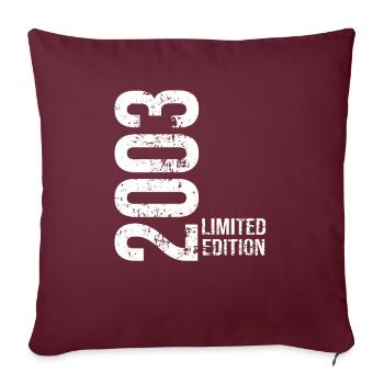 Edition Limitée De 2003 - Housse de coussin décorative 45 x 45 cm - bordeaux - Devant