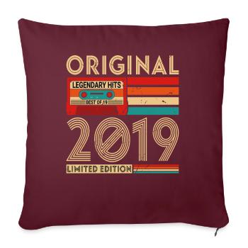 Original Legendary Hits Das Beste von 2019 - Sofakissenbezug 45 x 45 cm - Burgunderrot - Vorne