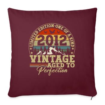 Niveau 10 Débloqué - Housse de coussin décorative 45 x 45 cm - bordeaux - Devant