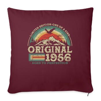 Original depuis 1956 Édition Limitée - Housse de coussin décorative 45 x 45 cm - bordeaux - Devant