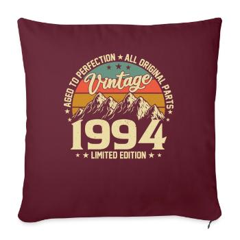 Année d’anniversaire légendaire 1994 - Housse de coussin décorative 45 x 45 cm - bordeaux - Devant