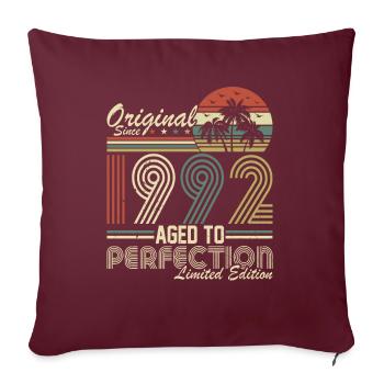 Vintage Legend 1992 - Sofakissenbezug 45 x 45 cm - Burgunderrot - Vorne