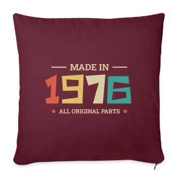 Légendaire Depuis 1976 Original 1976 - Housse de coussin décorative 45 x 45 cm - bordeaux - Devant