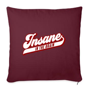 Fou Couleurs changeantes | Célébrez la folie - Housse de coussin décorative 45 x 45 cm - bordeaux - Devant
