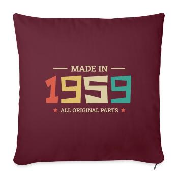 Légendaire Depuis 1959 Original 1959 - Housse de coussin décorative 45 x 45 cm - bordeaux - Devant