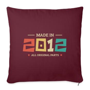 Légendaire Depuis 2012 Original 2012 - Housse de coussin décorative 45 x 45 cm - bordeaux - Devant