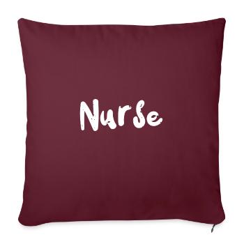 Nurse - 4th of July - Sofakissenbezug 45 x 45 cm - Burgunderrot - Vorne