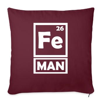 Triathlon Natation Vélo Run Marathon - Housse de coussin décorative 45 x 45 cm - bordeaux - Devant