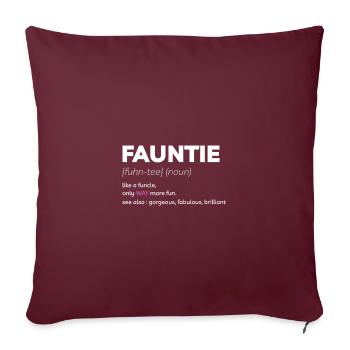 aunt gifts best aunt gifts great aunt gifts aunt - Sofakissenbezug 45 x 45 cm - Burgunderrot - Vorne