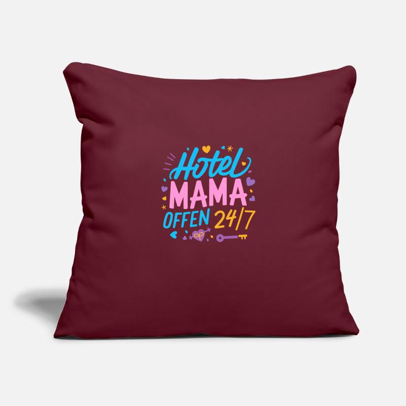 Hotel Mama 24/7 Muttertag Beste Mama Geburtstag Sofakissenbezug 45 x 45 cm