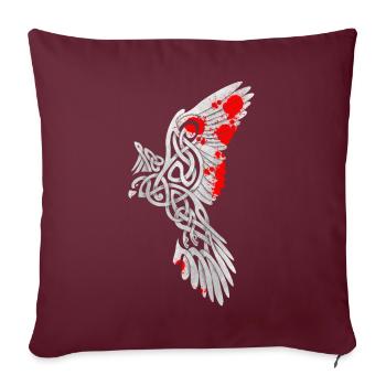 Bloody Svarog - Housse de coussin décorative 45 x 45 cm - bordeaux - Devant