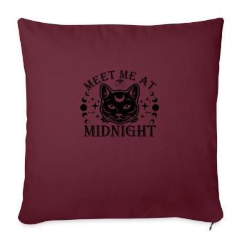 Meet Me At Midnight Celestial Witch - Sofakissenbezug 45 x 45 cm - Burgunderrot - Vorne