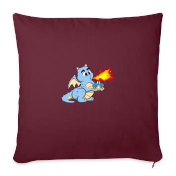 JE SUIS DÉJÀ 2 2 ans garçon 2 ans - Housse de coussin décorative 45 x 45 cm - bordeaux - Devant