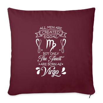 Horoscope Élément du signe du zodiaque - Housse de coussin décorative 45 x 45 cm - bordeaux - Devant