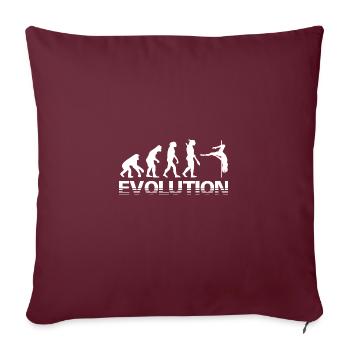 Poledancing Pole Dance Evolution - Sofakissenbezug 45 x 45 cm - Burgunderrot - Vorne