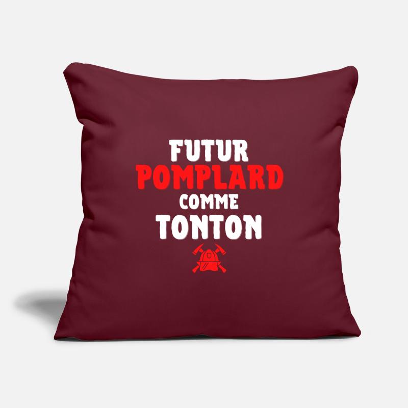 Futur Pompier/Pomplard Housse de coussin décorative 45 x 45 cm