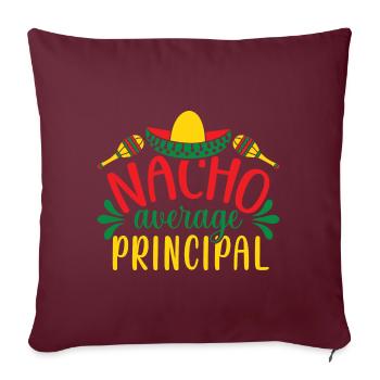 Cinco De Mayo Nacho Principal moyen - Housse de coussin décorative 45 x 45 cm - bordeaux - Devant