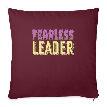 Guide principal du président en chef de Superior - Housse de coussin décorative 45 x 45 cm - bordeaux - Devant