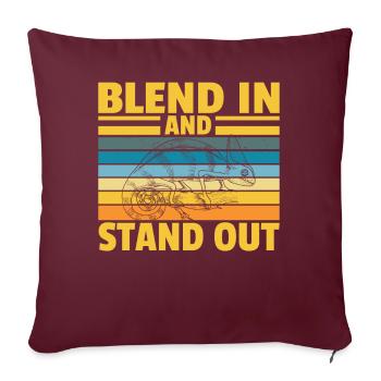 Blend in and stand out - Sofakissenbezug 45 x 45 cm - Burgunderrot - Vorne