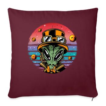 Alien - Sofakissenbezug 45 x 45 cm - Burgunderrot - Vorne