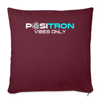 NUC Med Squad, Médecine nucléaire - Housse de coussin décorative 45 x 45 cm - bordeaux - Devant