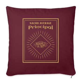 Cinco De Mayo Nacho Principal moyen - Housse de coussin décorative 45 x 45 cm - bordeaux - Devant