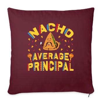 Cinco De Mayo Nacho Principal moyen - Housse de coussin décorative 45 x 45 cm - bordeaux - Devant
