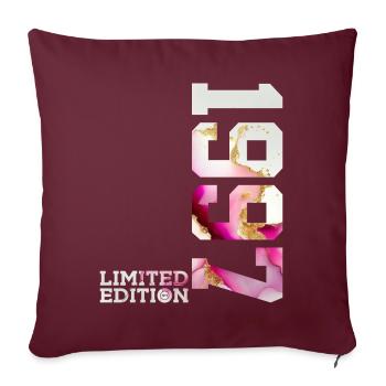 29E ANNIVERSAIRE 29 ANS ÉDITION LIMITÉE 1997 - Housse de coussin décorative 45 x 45 cm - bordeaux - Devant