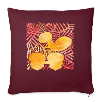 fourmi - Housse de coussin décorative 45 x 45 cm - bordeaux - Devant