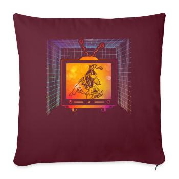 Brazilian Jiu-Jitsu - Sofakissenbezug 45 x 45 cm - Burgunderrot - Vorne