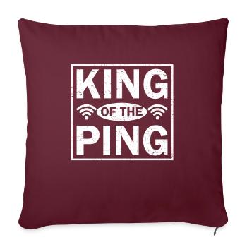 Administrateur réseau Administrateur système Réseau - Housse de coussin décorative 45 x 45 cm - bordeaux - Devant