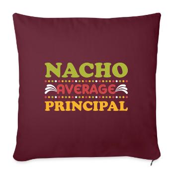 Cinco De Mayo Nacho Principal moyen - Housse de coussin décorative 45 x 45 cm - bordeaux - Devant