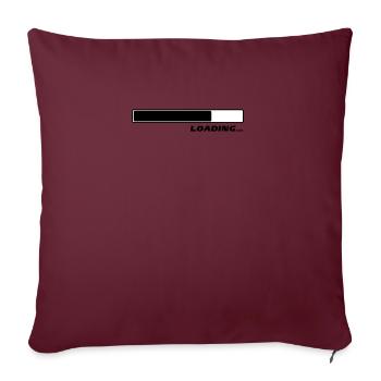 chargement de chargement bar 2c - Housse de coussin décorative 45 x 45 cm - bordeaux - Devant