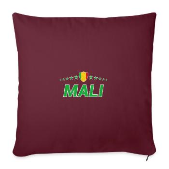 Mali - Sofakissenbezug 45 x 45 cm - Burgunderrot - Vorne