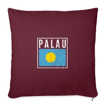 Palau - Sofakissenbezug 45 x 45 cm - Burgunderrot - Vorne