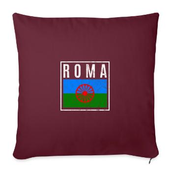Roma - Sofakissenbezug 45 x 45 cm - Burgunderrot - Vorne