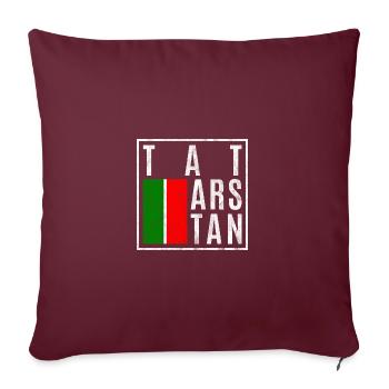 Tatarstan - Sofakissenbezug 45 x 45 cm - Burgunderrot - Vorne