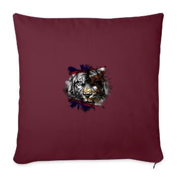 Samoa américaines - Housse de coussin décorative 45 x 45 cm - bordeaux - Devant